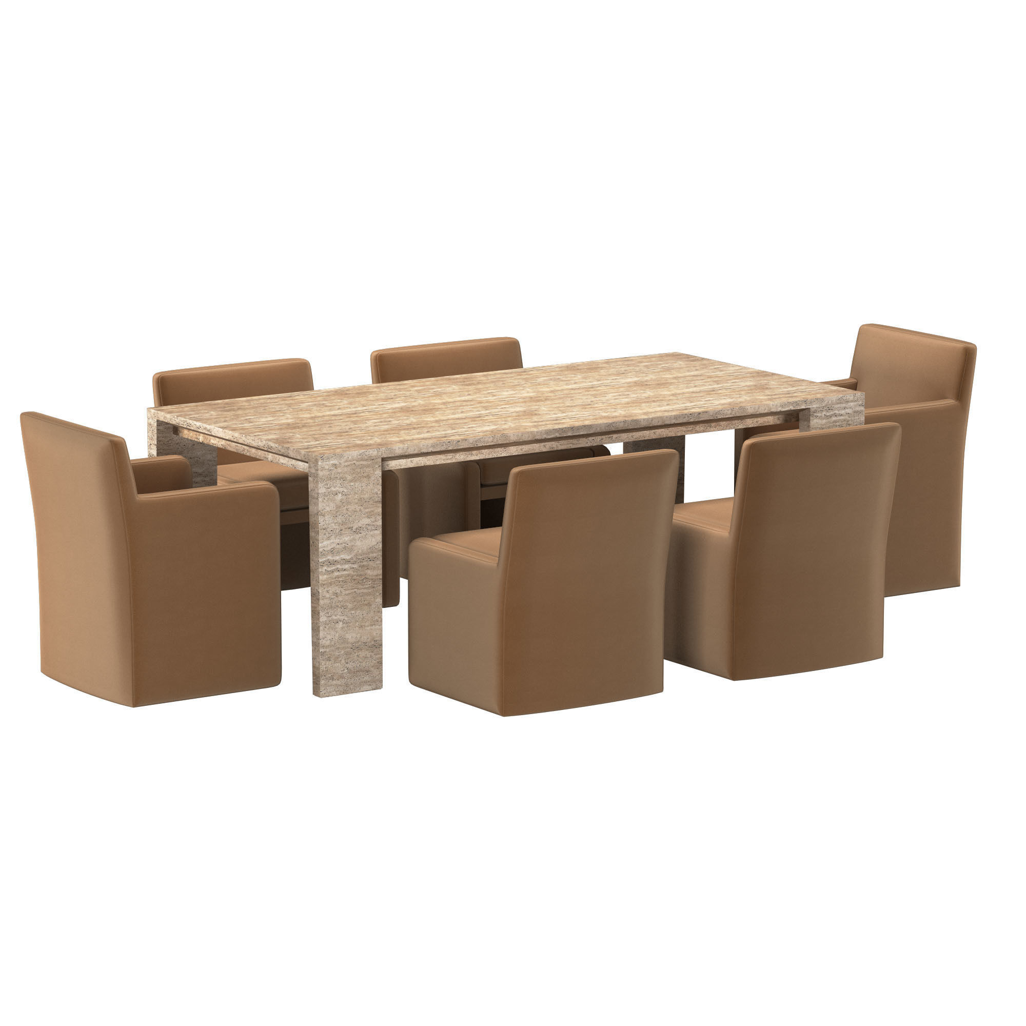 WYETH  TABLE MATTIA CHAIR 3D model_8