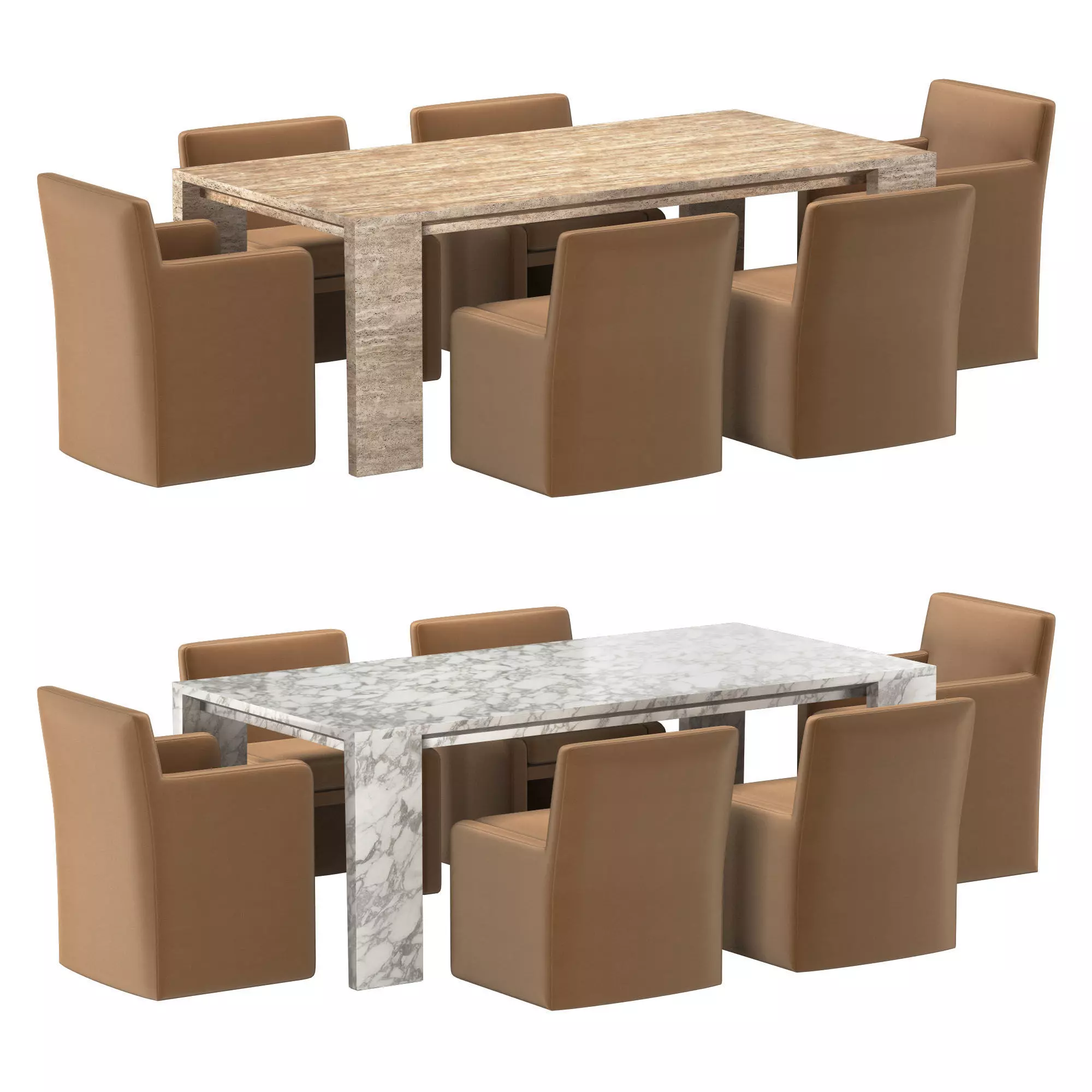 WYETH  TABLE MATTIA CHAIR 3D model_0