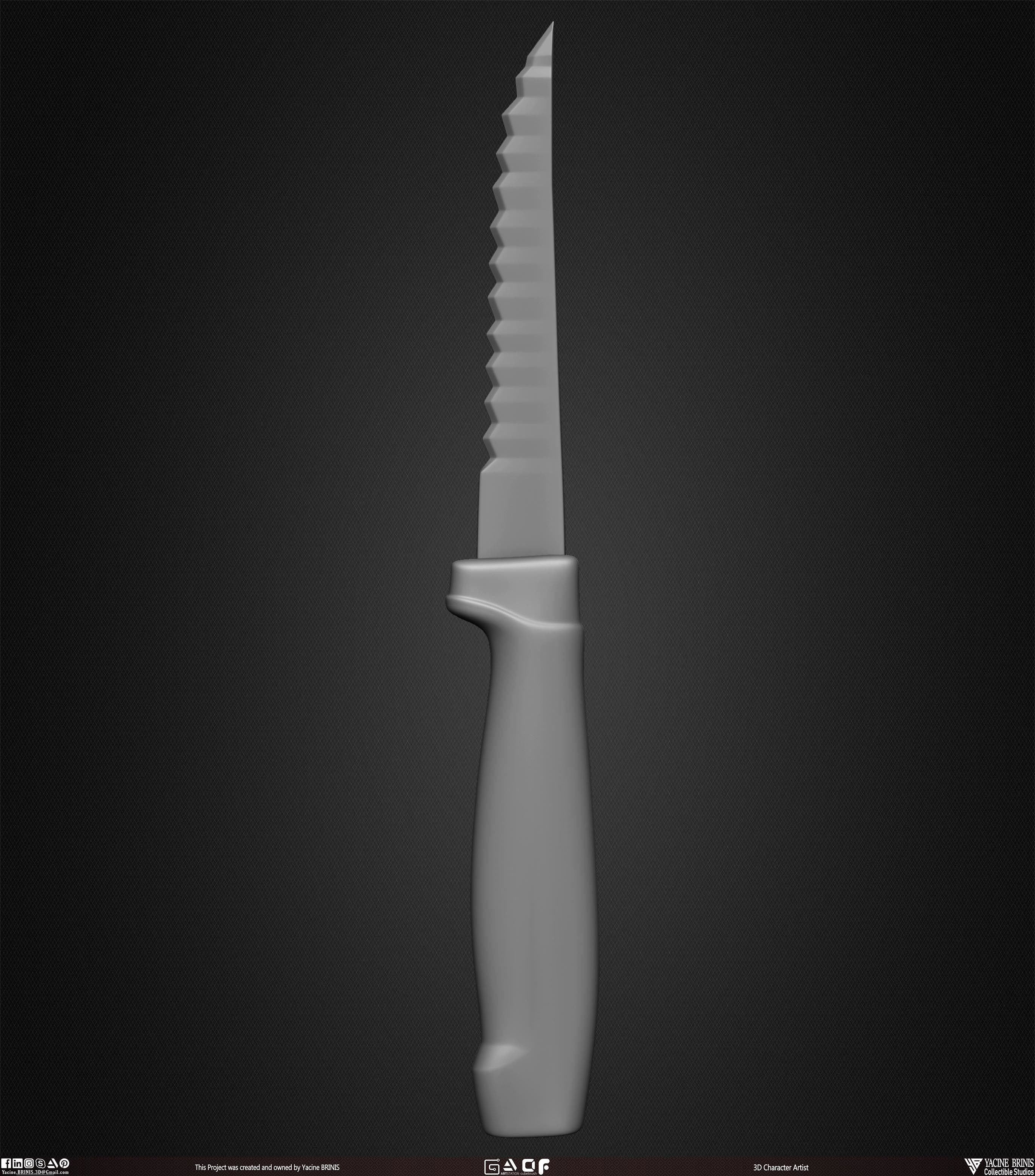 Collection of 40 Kitchen Prop Dishes Vol 01 Low-poly 3D model_44