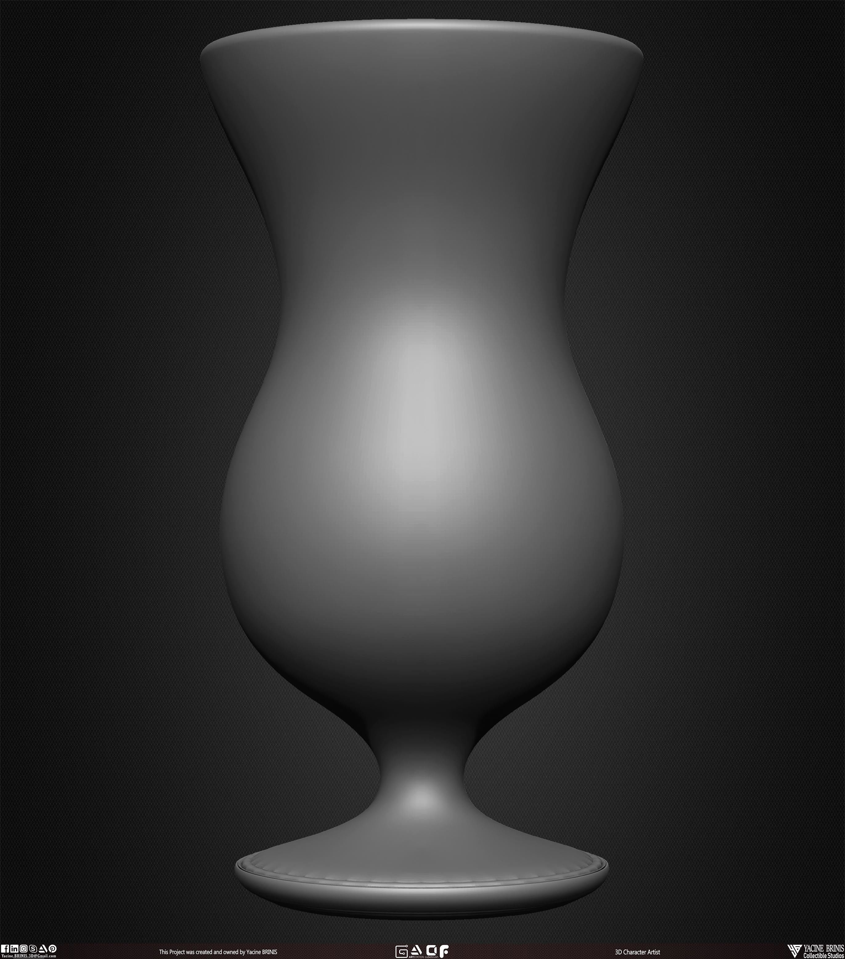 Collection of 40 Kitchen Prop Dishes Vol 01 Low-poly 3D model_26