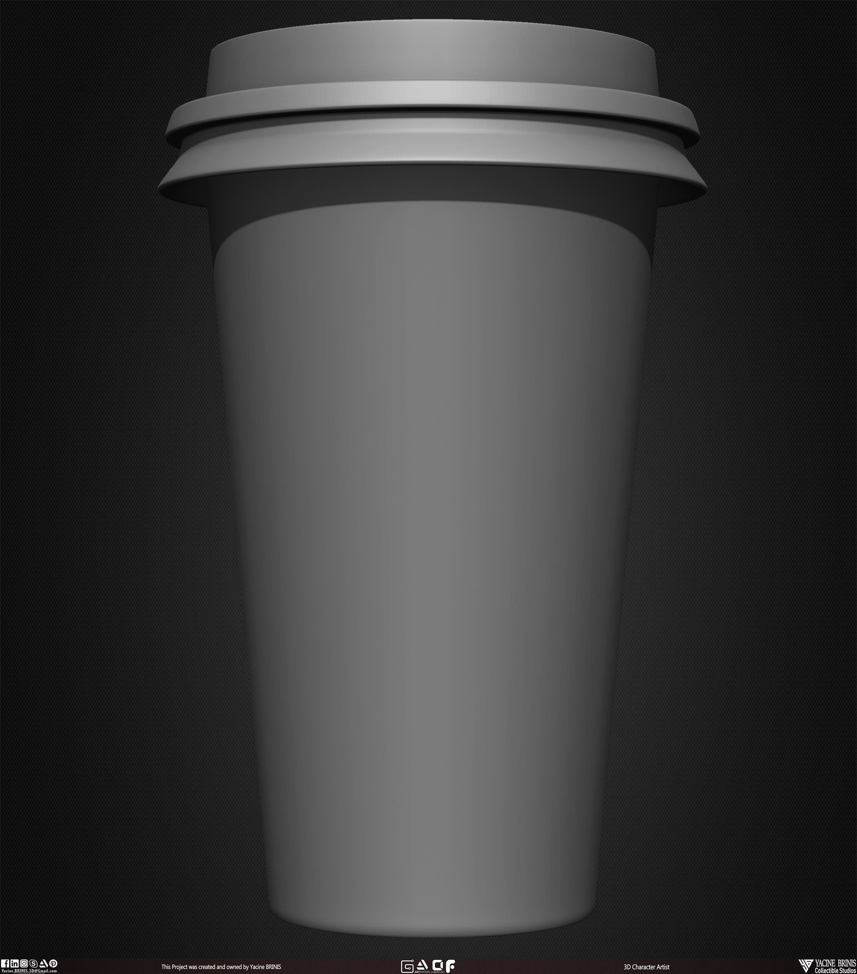 Collection of 40 Kitchen Prop Dishes Vol 01 Low-poly 3D model_14