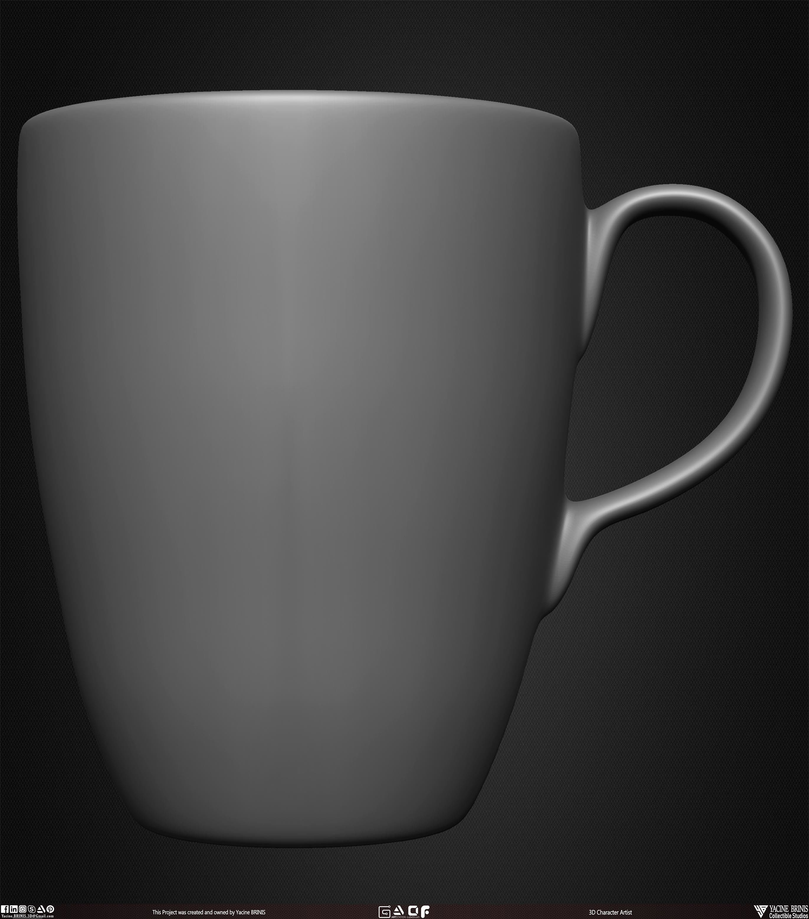 Collection of 40 Kitchen Prop Dishes Vol 01 Low-poly 3D model_16