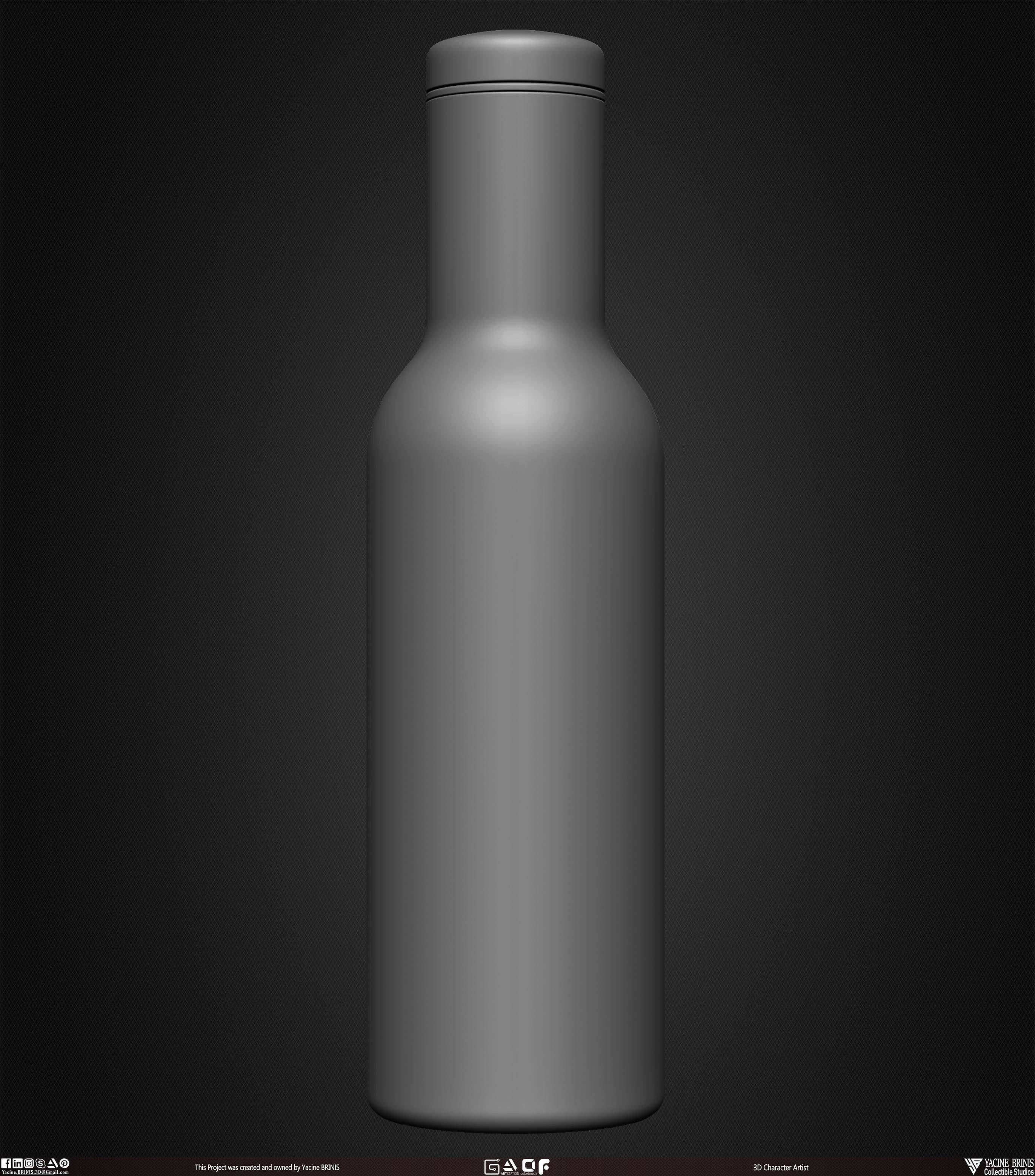 Collection of 40 Kitchen Prop Dishes Vol 01 Low-poly 3D model_43