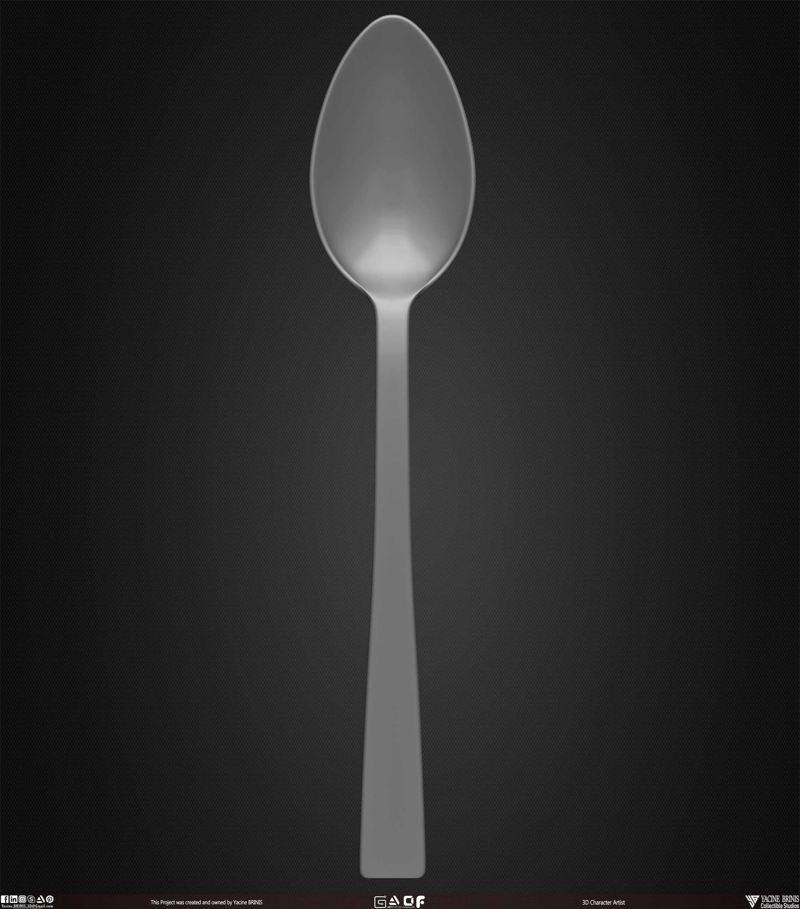 Collection of 40 Kitchen Prop Dishes Vol 01 Low-poly 3D model_34