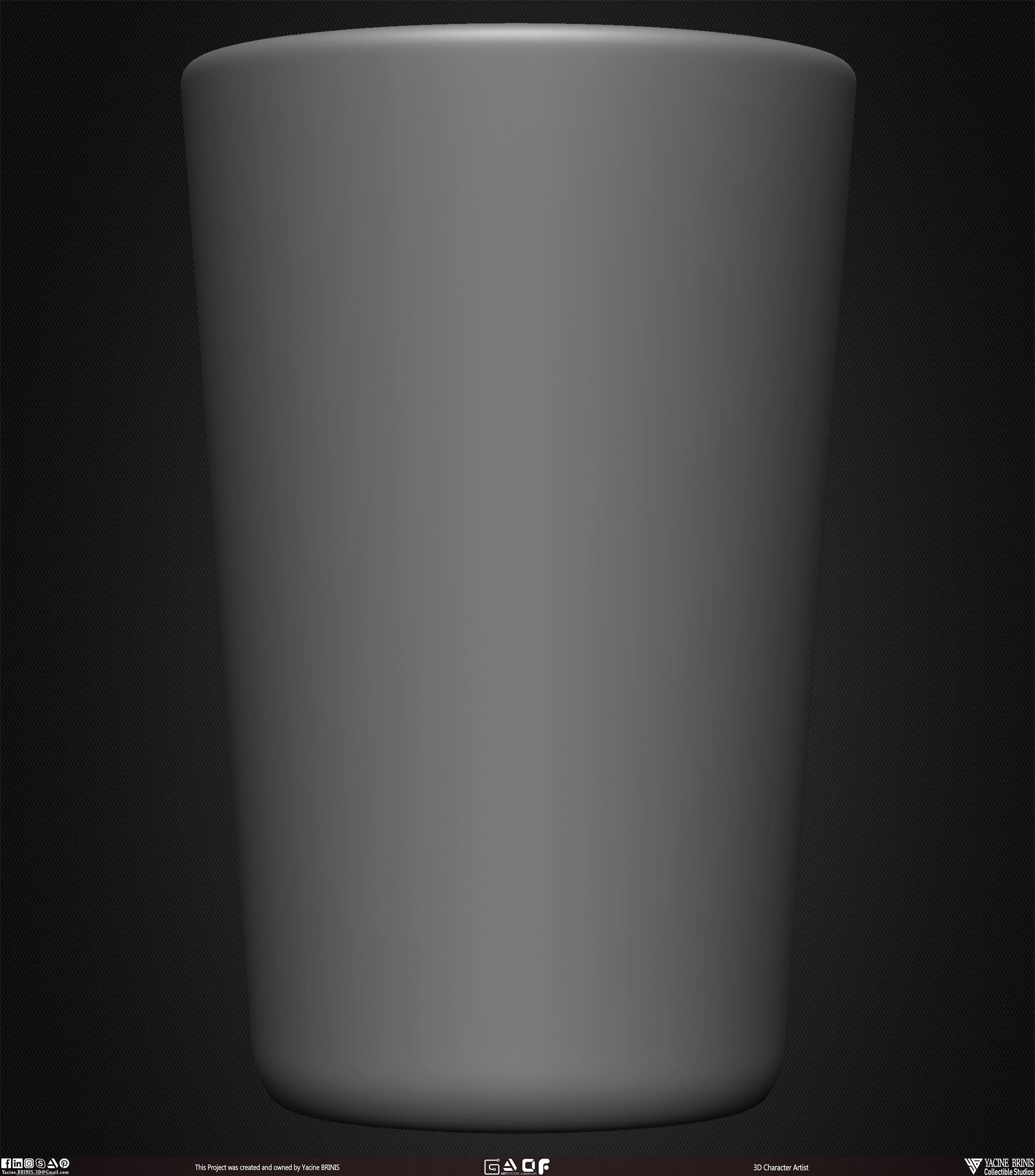 Collection of 40 Kitchen Prop Dishes Vol 01 Low-poly 3D model_29