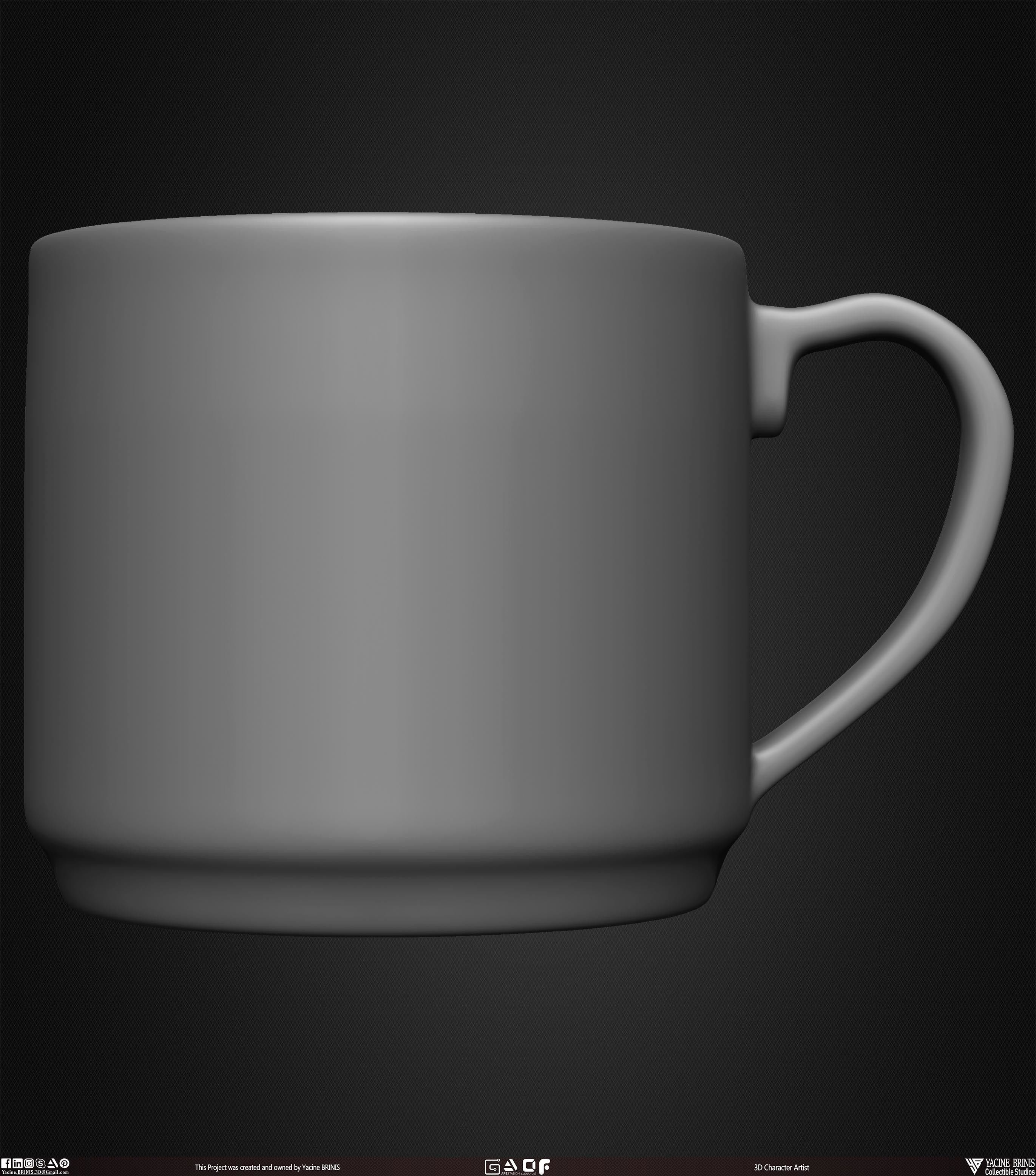 Collection of 40 Kitchen Prop Dishes Vol 01 Low-poly 3D model_17