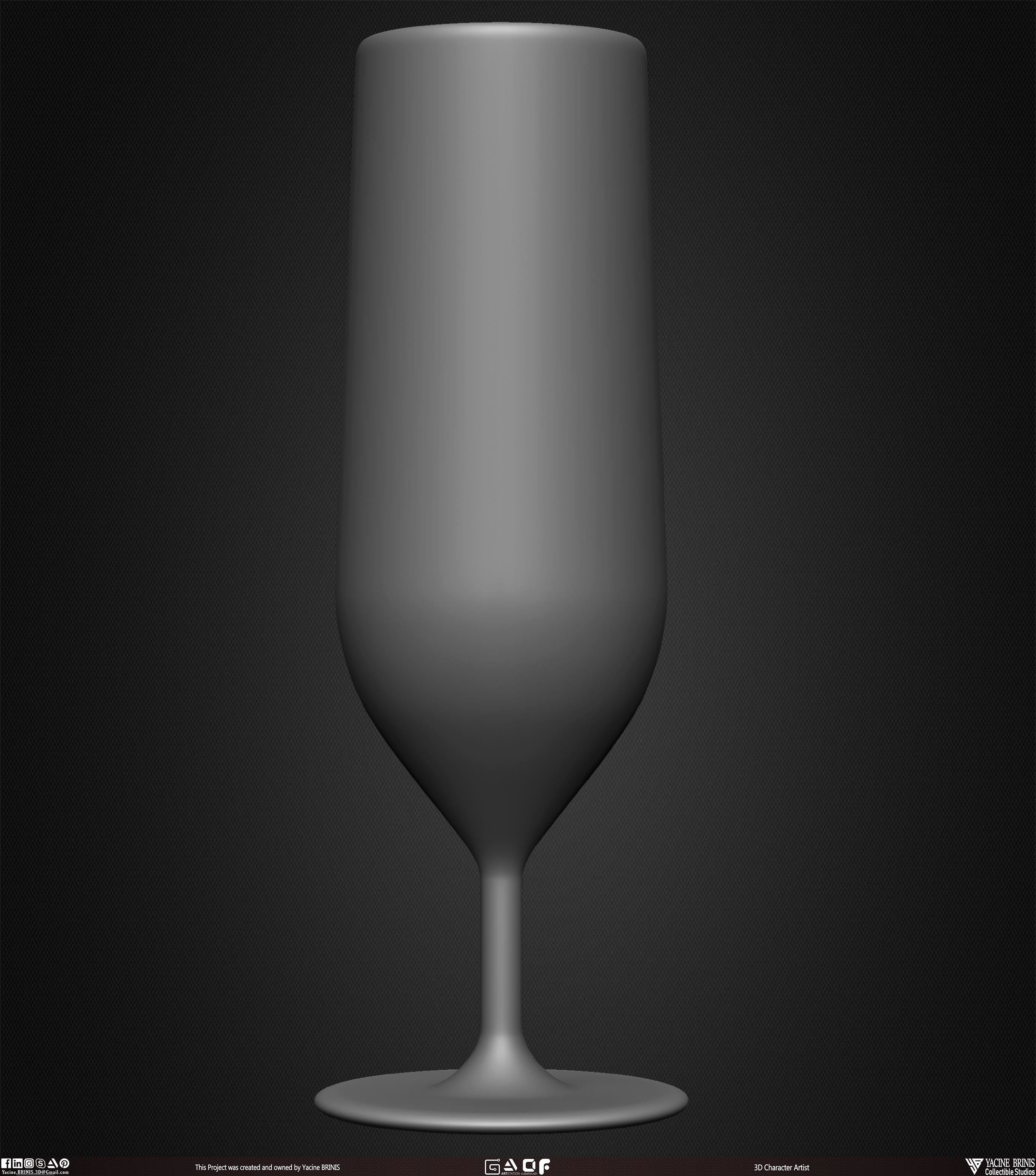 Collection of 40 Kitchen Prop Dishes Vol 01 Low-poly 3D model_32