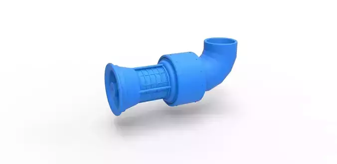 Jet engine 7 Scale 1 to 25 3D print model