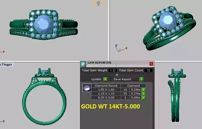 ring set engagement ring and diamonds band