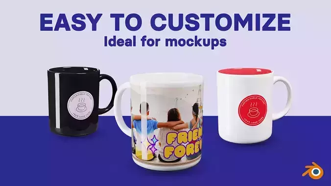 Free customizable mug for your mockups