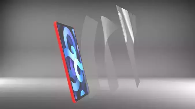 Ipad Pro Screen Protector With 3 Different Folds