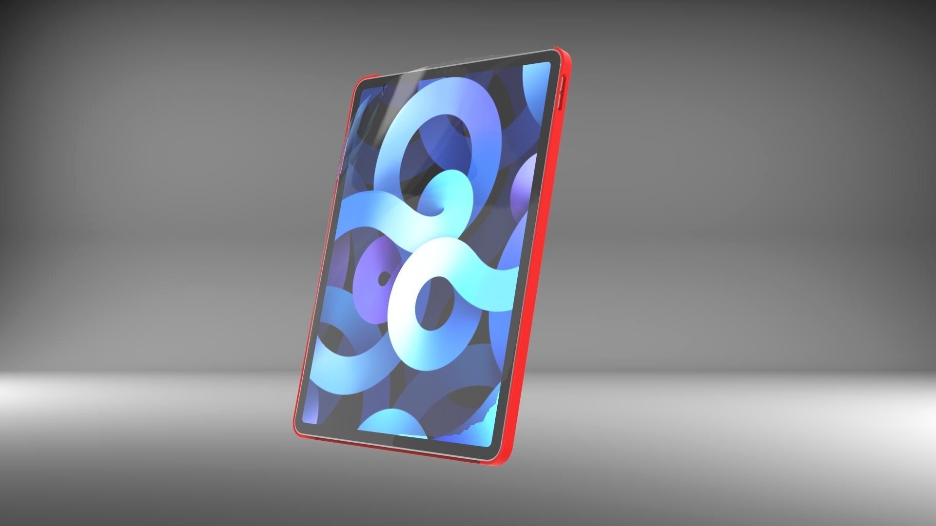 Ipad Pro Screen Protector With 3 Different Folds 3D model_8