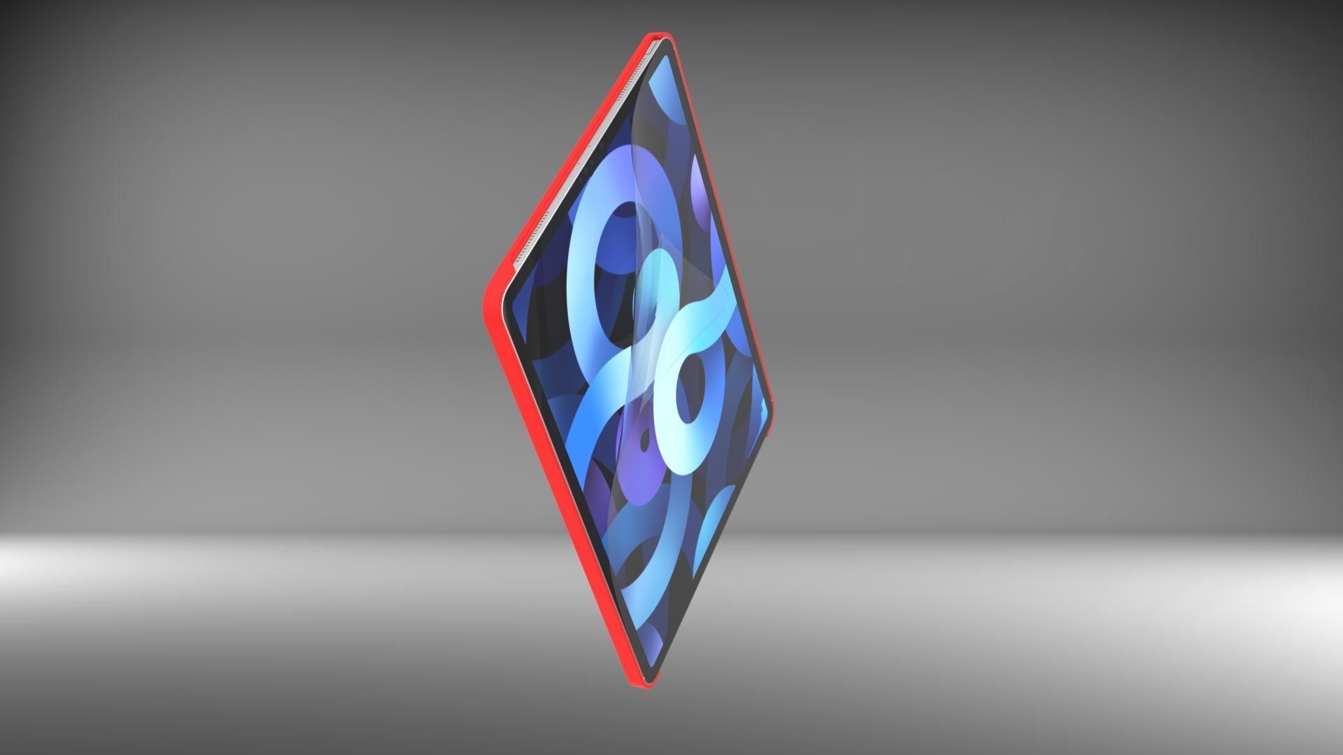 Ipad Pro Screen Protector With 3 Different Folds 3D model_13