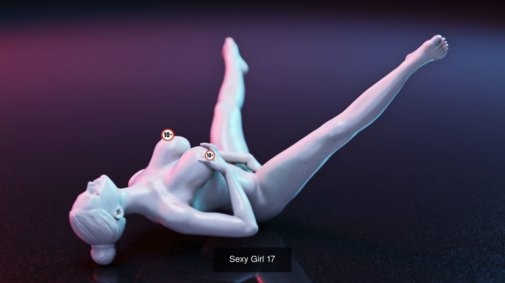 Sexy Girls Pack 2 3D Model Collection_3