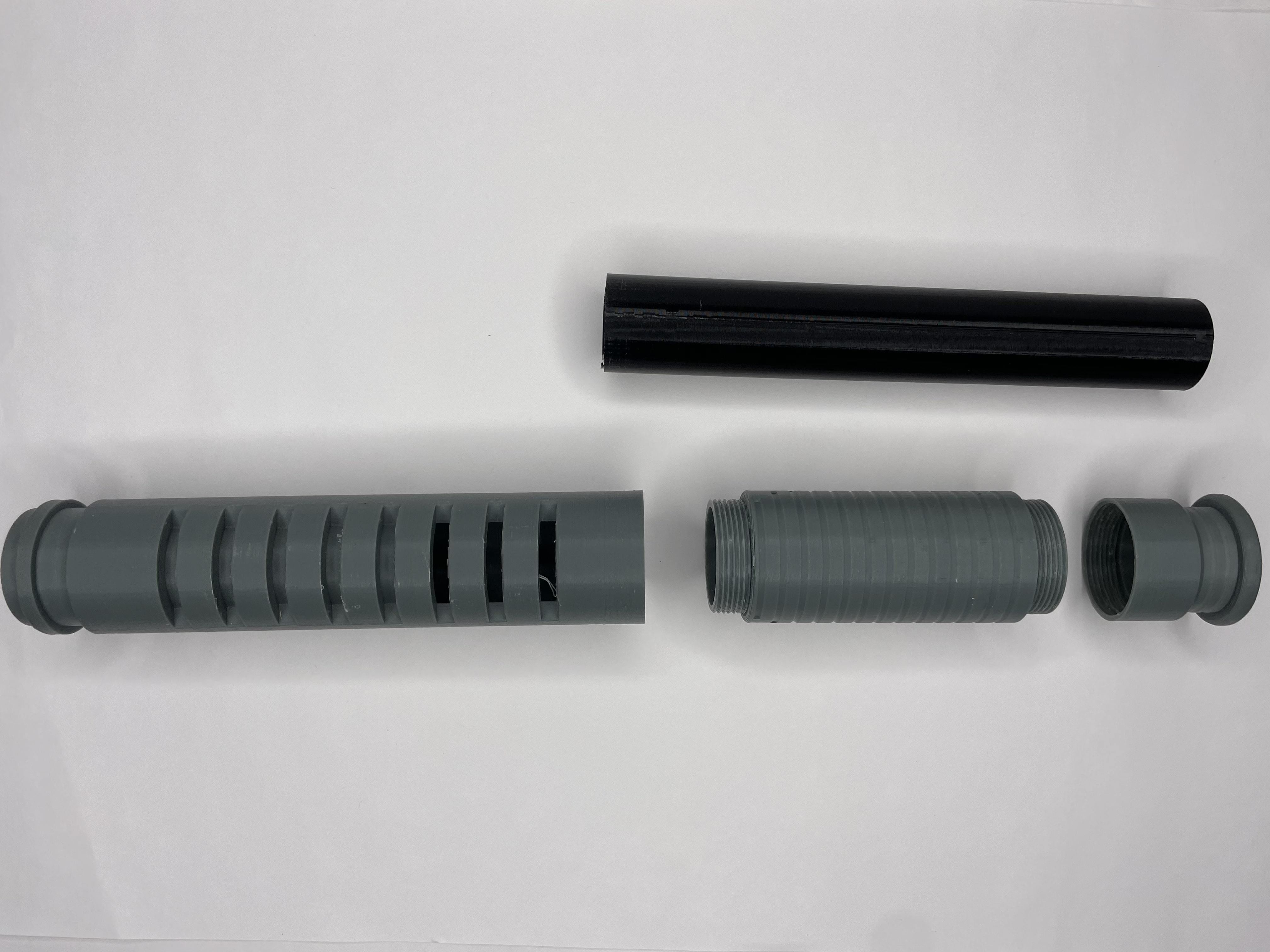 Telescoping Display Lightsaber 3D print model_7