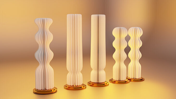 lamp light set 3D model