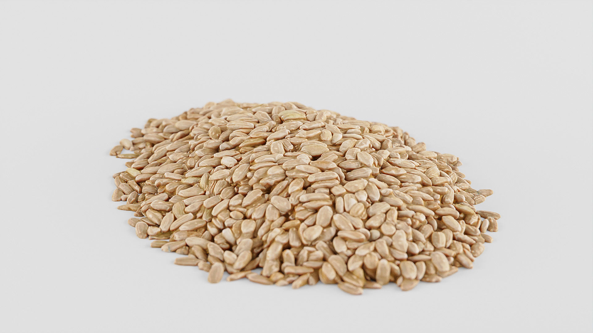 Rice brown Low-poly 3D model_5