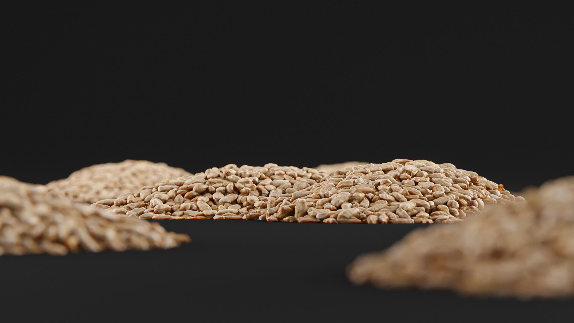 Rice brown Low-poly 3D model_16