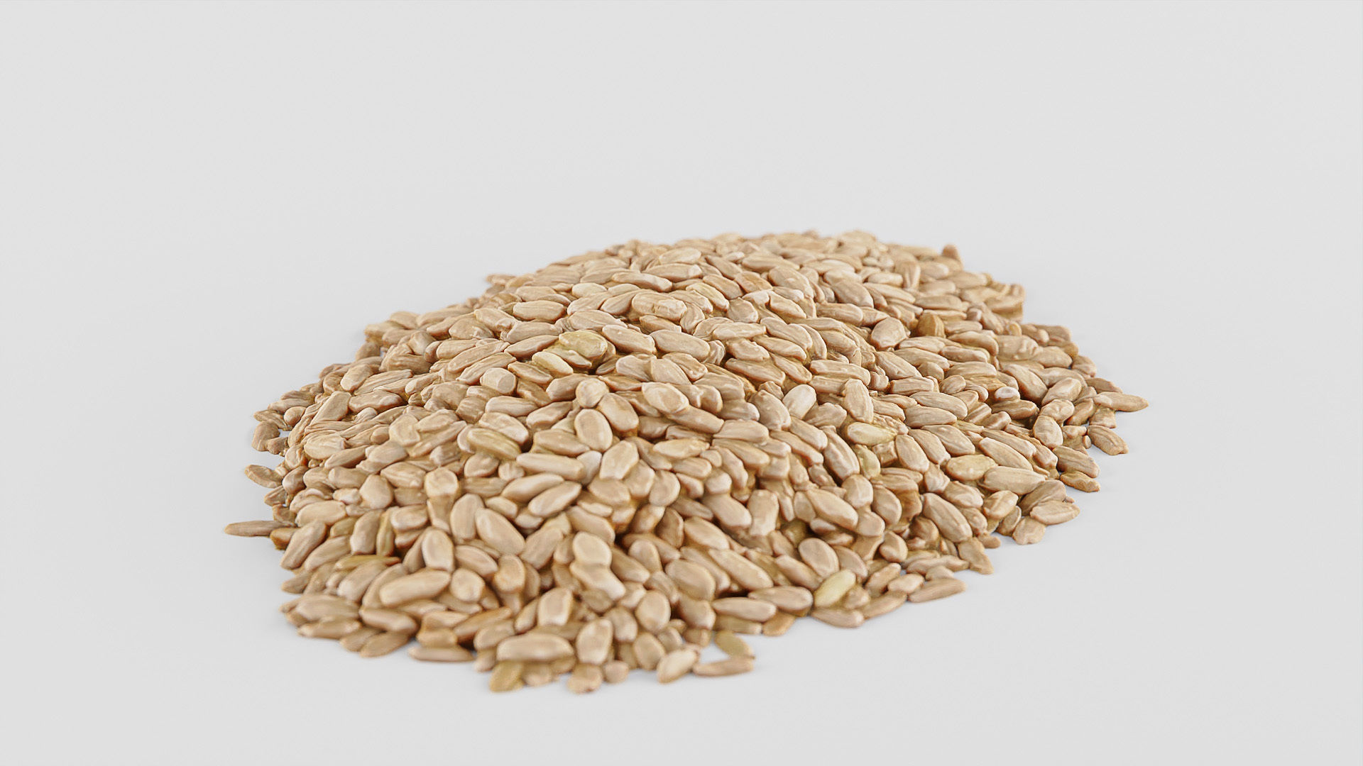 Rice brown Low-poly 3D model_9