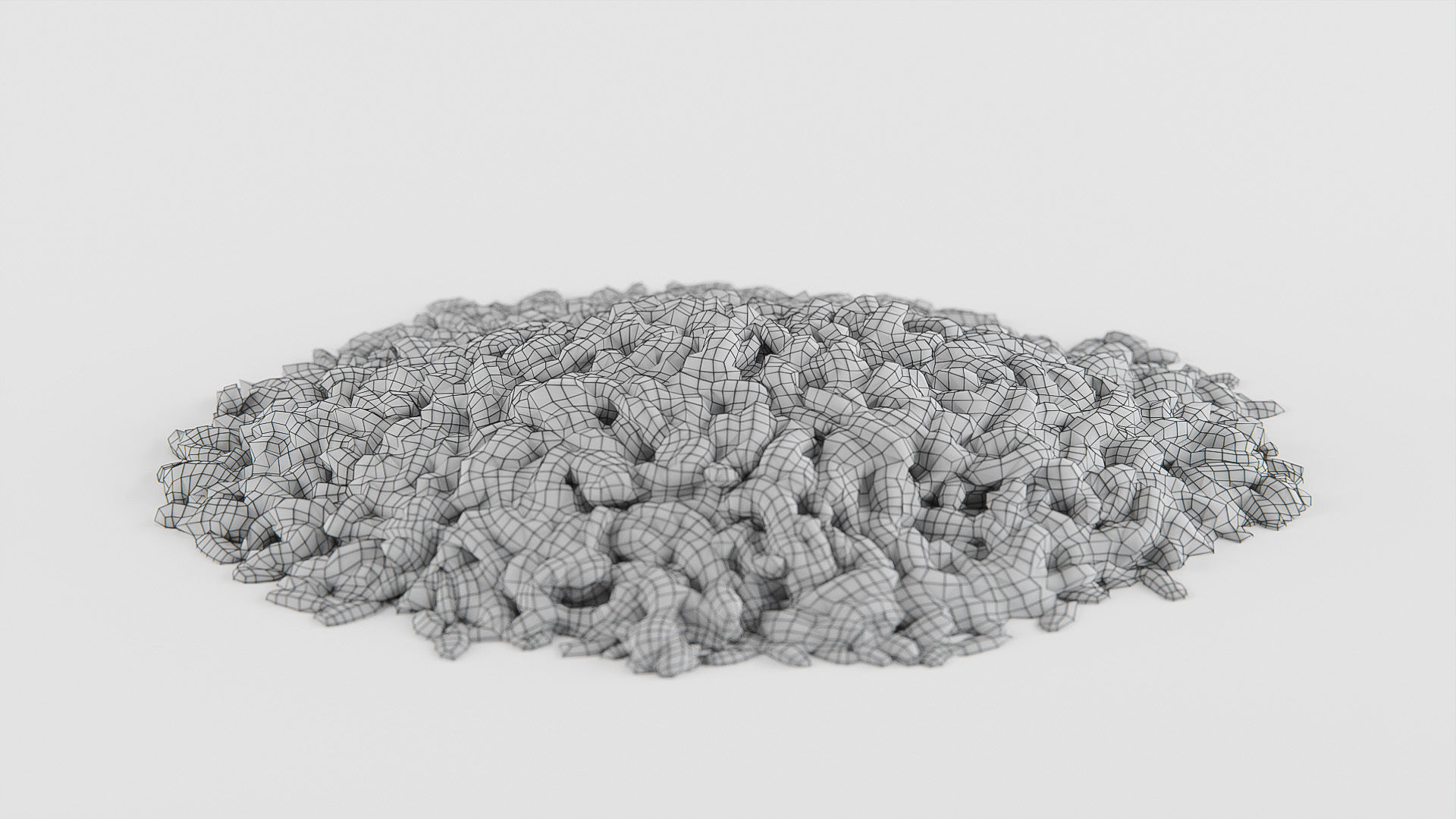 Rice brown Low-poly 3D model_13