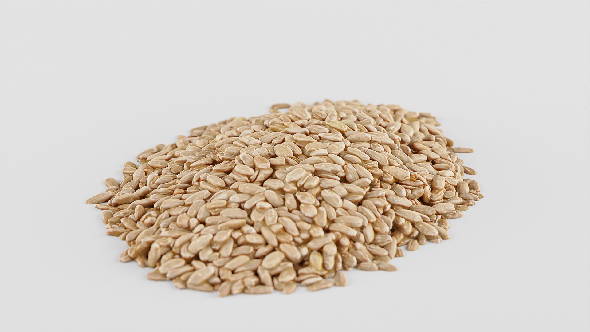 Rice brown Low-poly 3D model_6