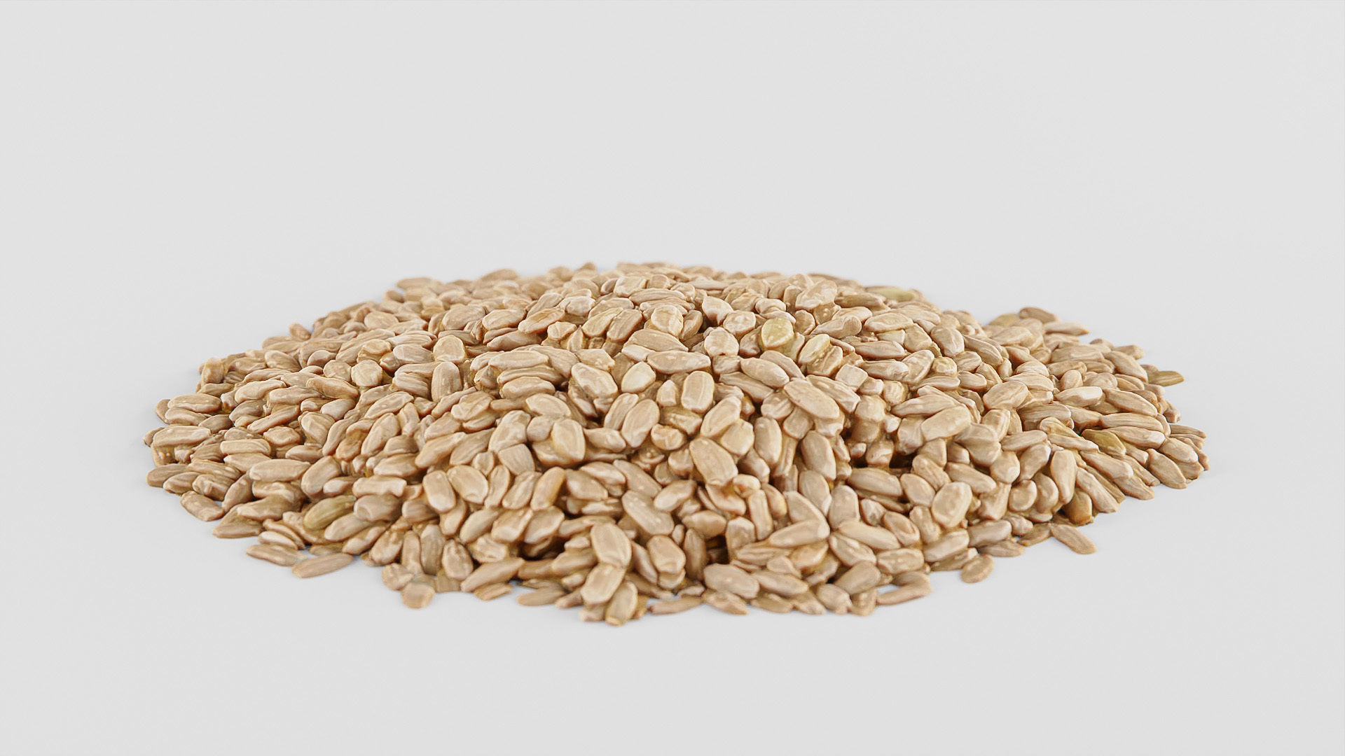 Rice brown Low-poly 3D model_7