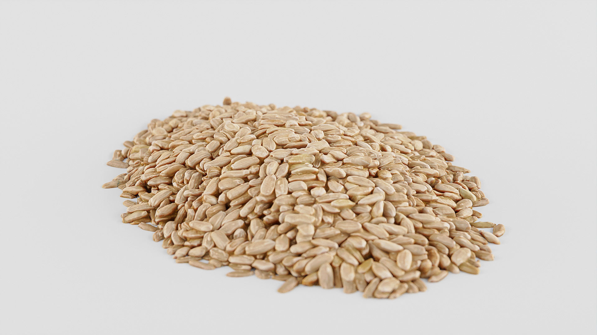 Rice brown Low-poly 3D model_8