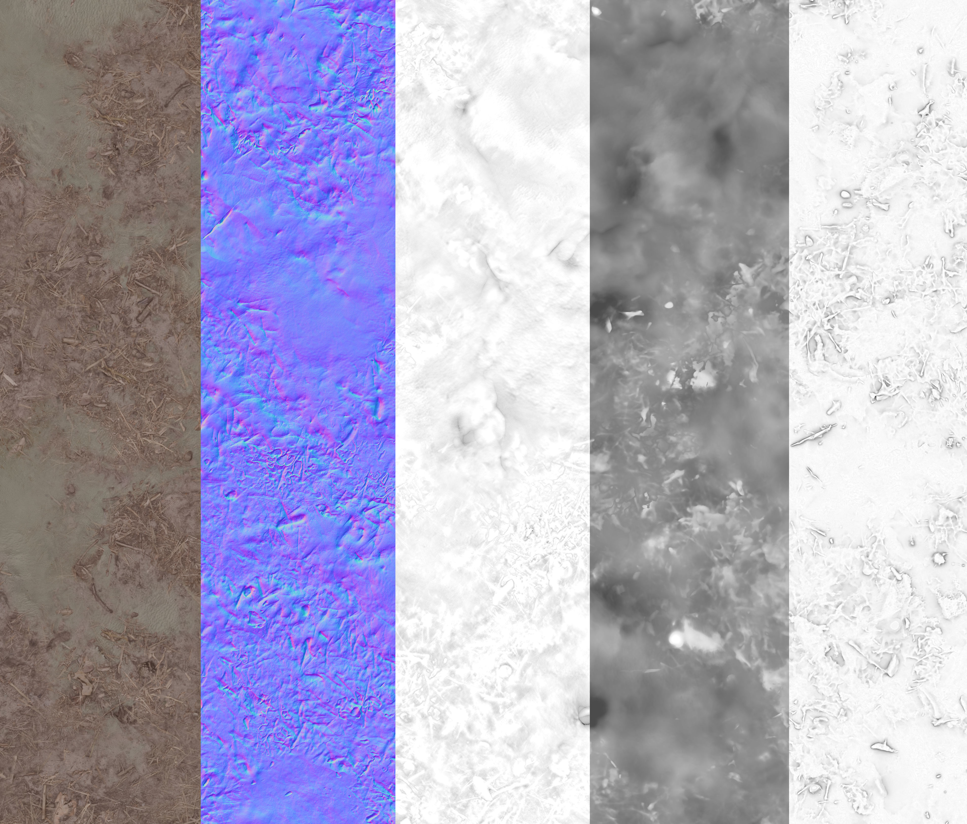 Round Forest Rocks Pack Low-poly 3D model_34