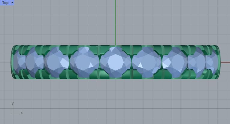 eternity ring 3D print model_2