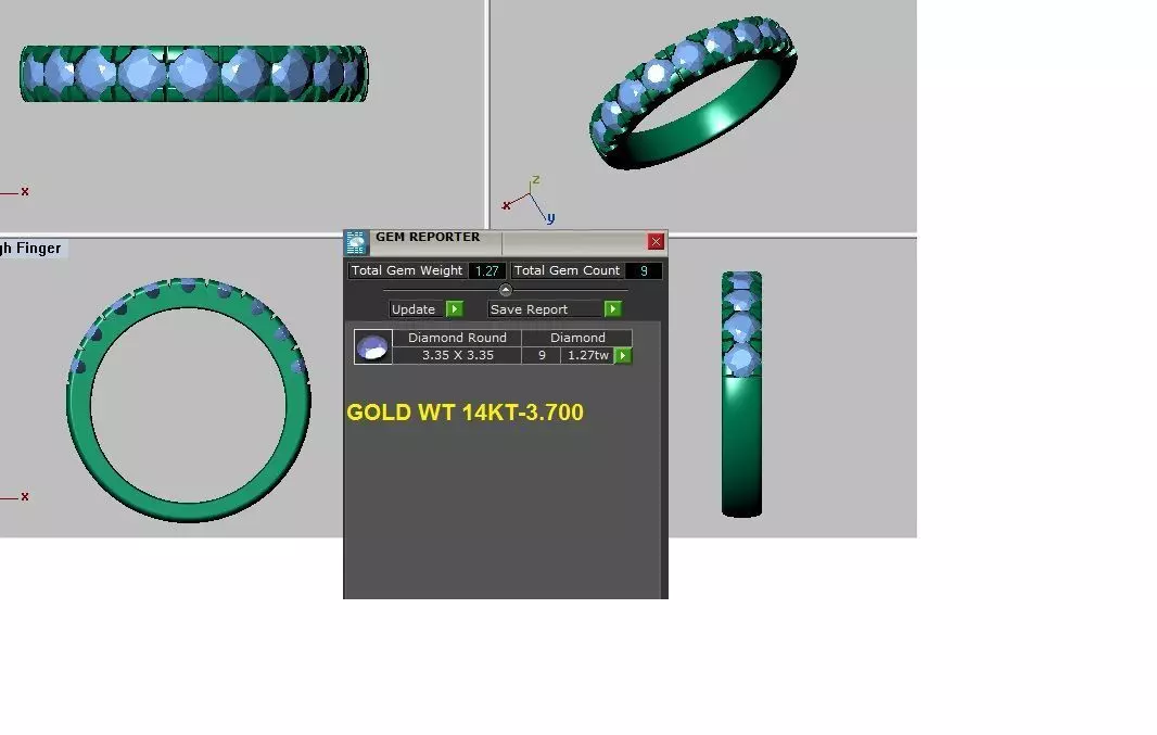 eternity ring 3D print model_0