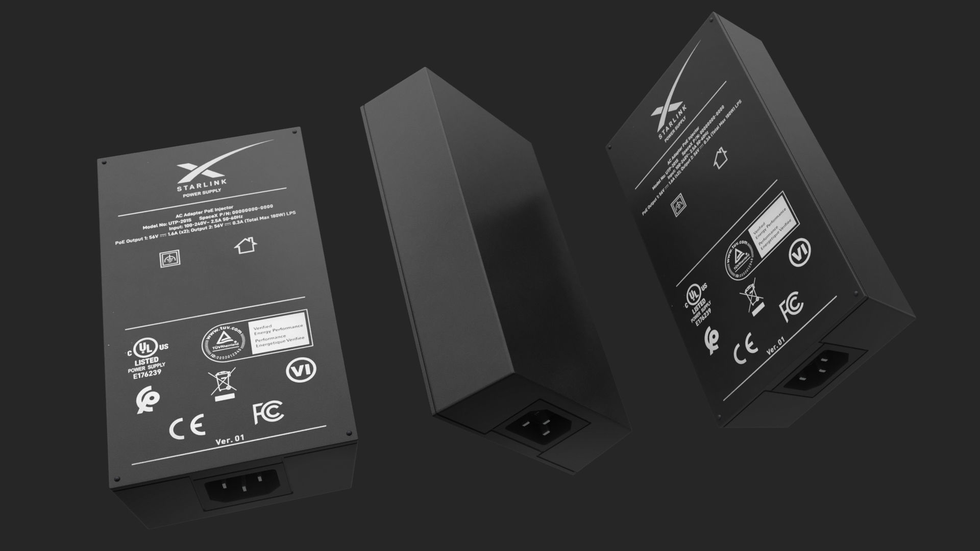 Starlink Satellite Internet Dish Gen 1 3D model_7