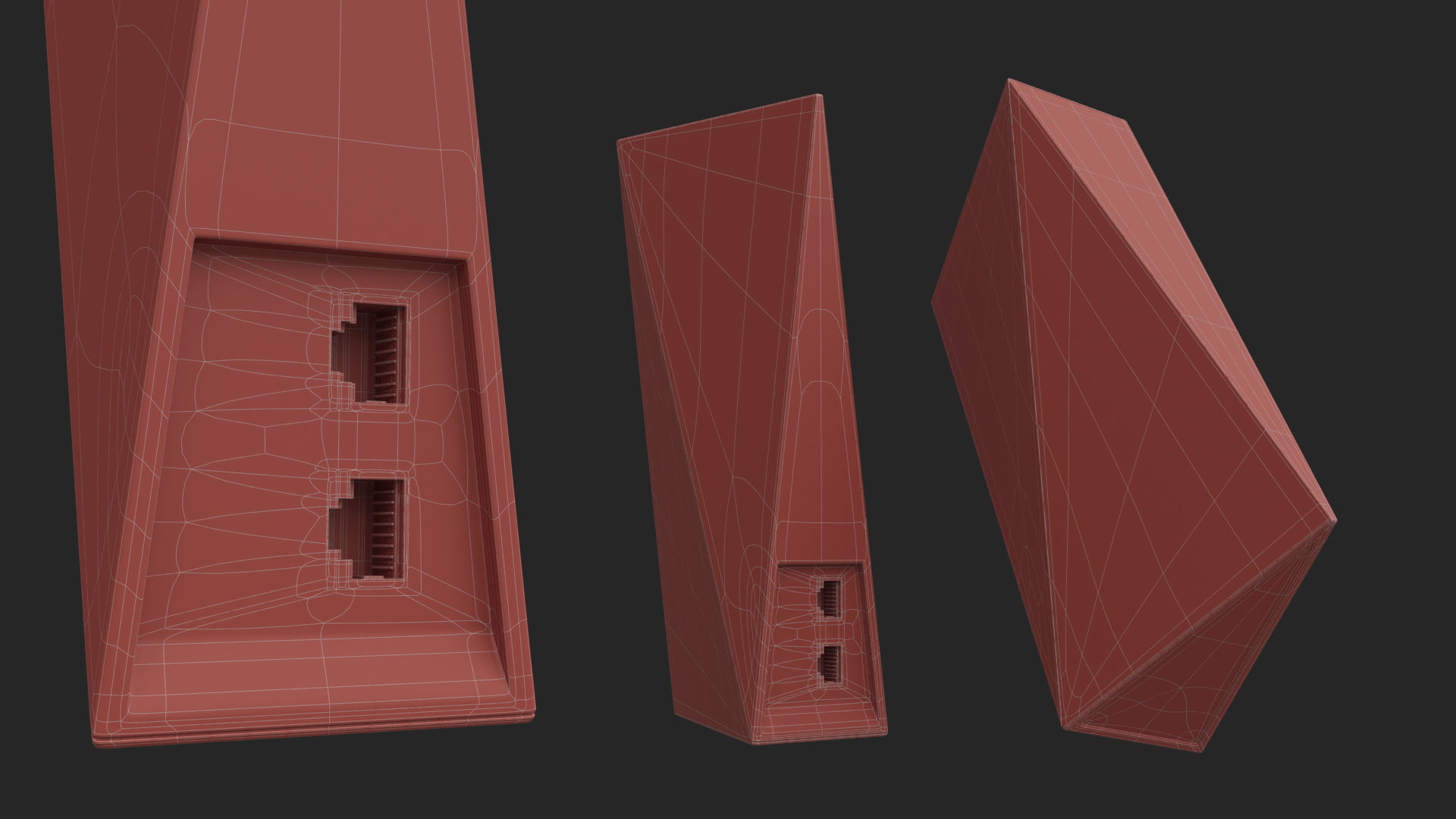Starlink Satellite Internet Dish Gen 1 3D model_17