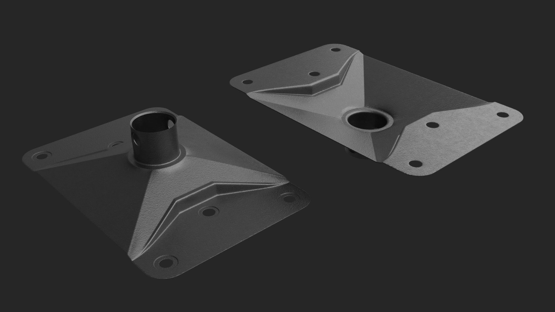 Starlink Satellite Internet Dish Gen 1 3D model_4