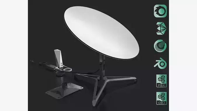 Starlink Satellite Internet Dish Gen 1  3D model