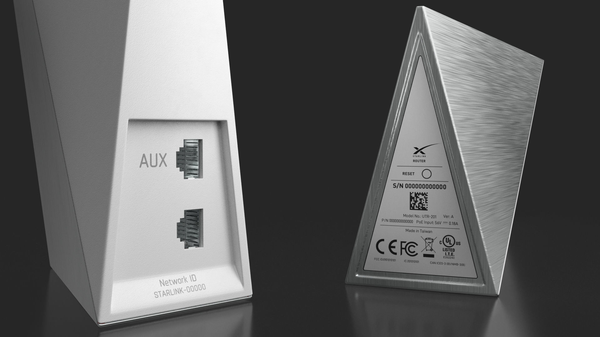 Starlink Satellite Internet Dish Gen 1 3D model_10