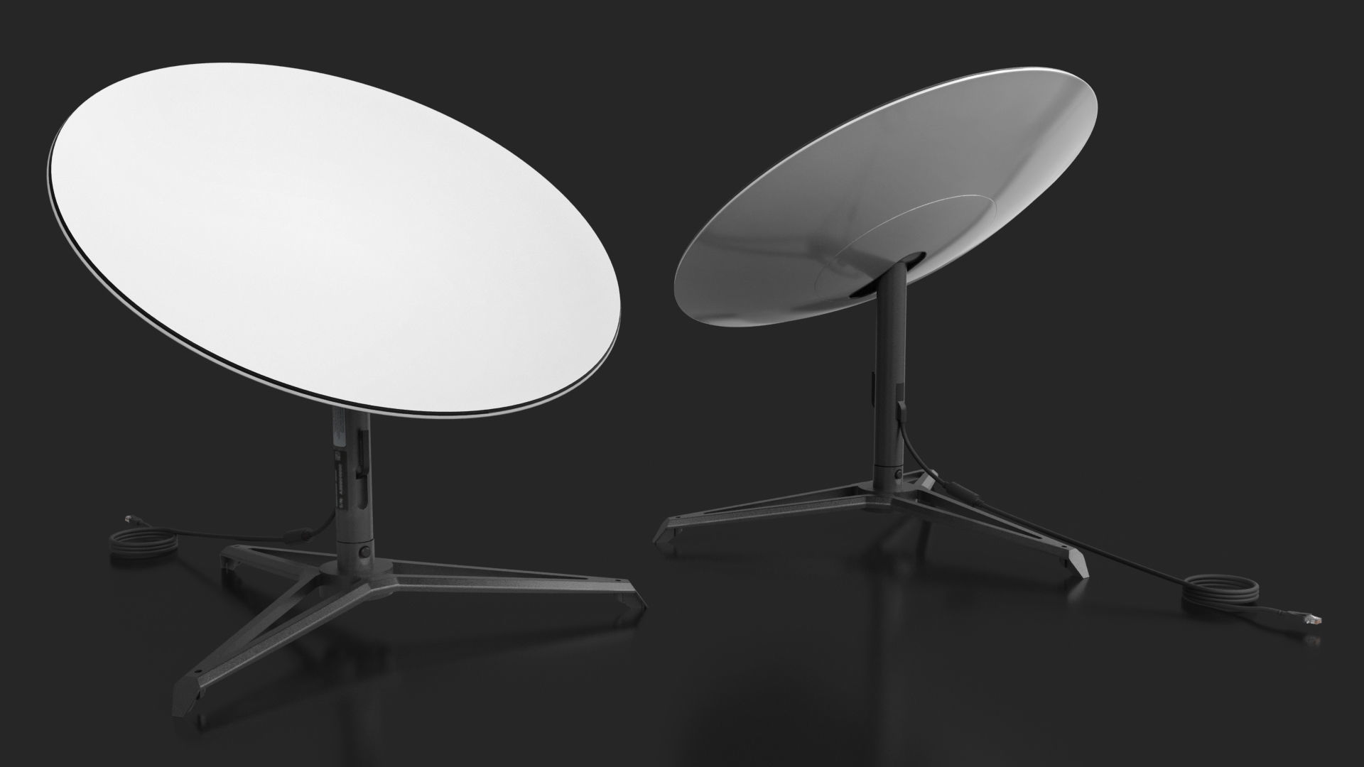 Starlink Satellite Internet Dish Gen 1 3D model_1