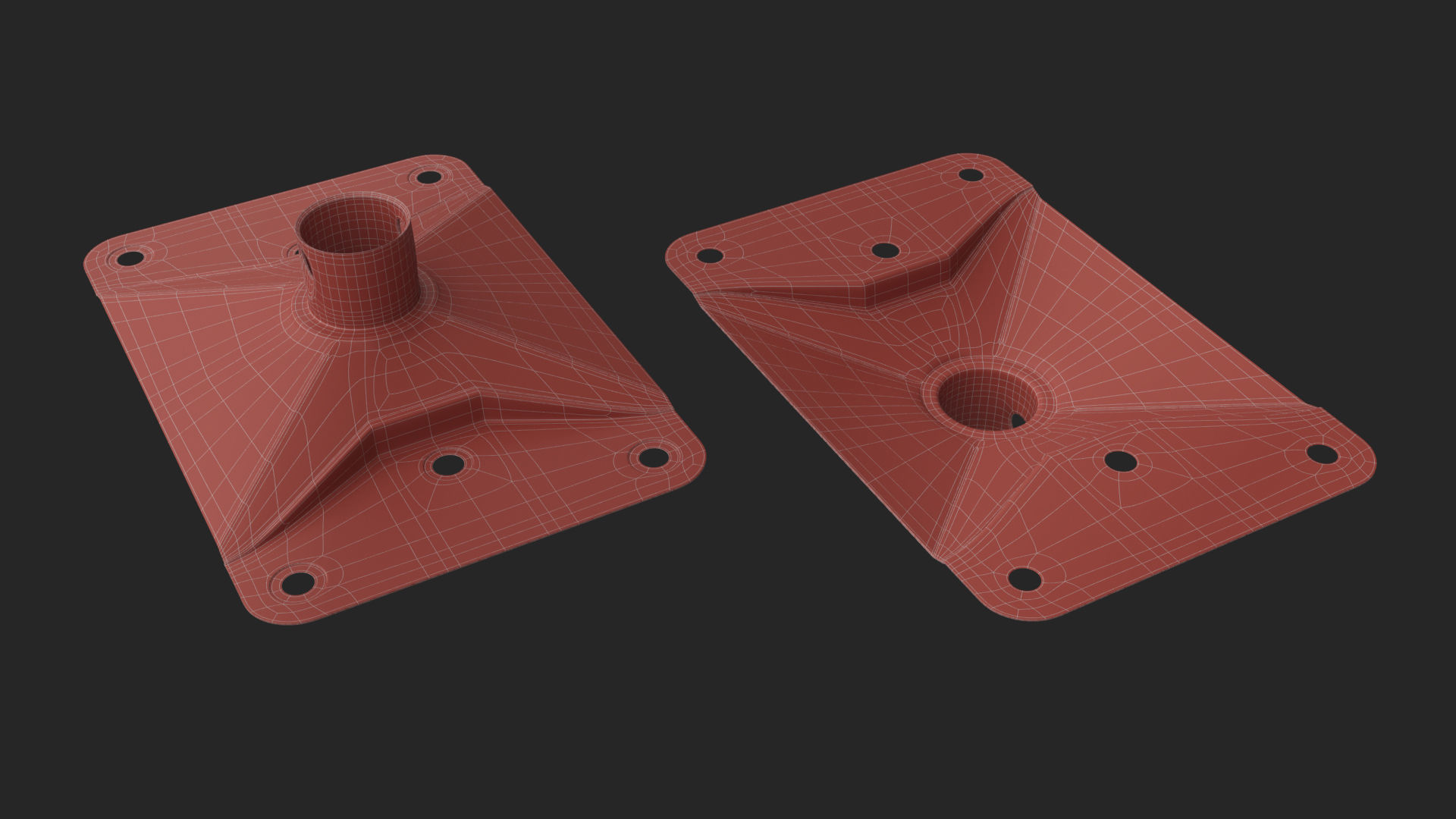 Starlink Satellite Internet Dish Gen 1 3D model_16