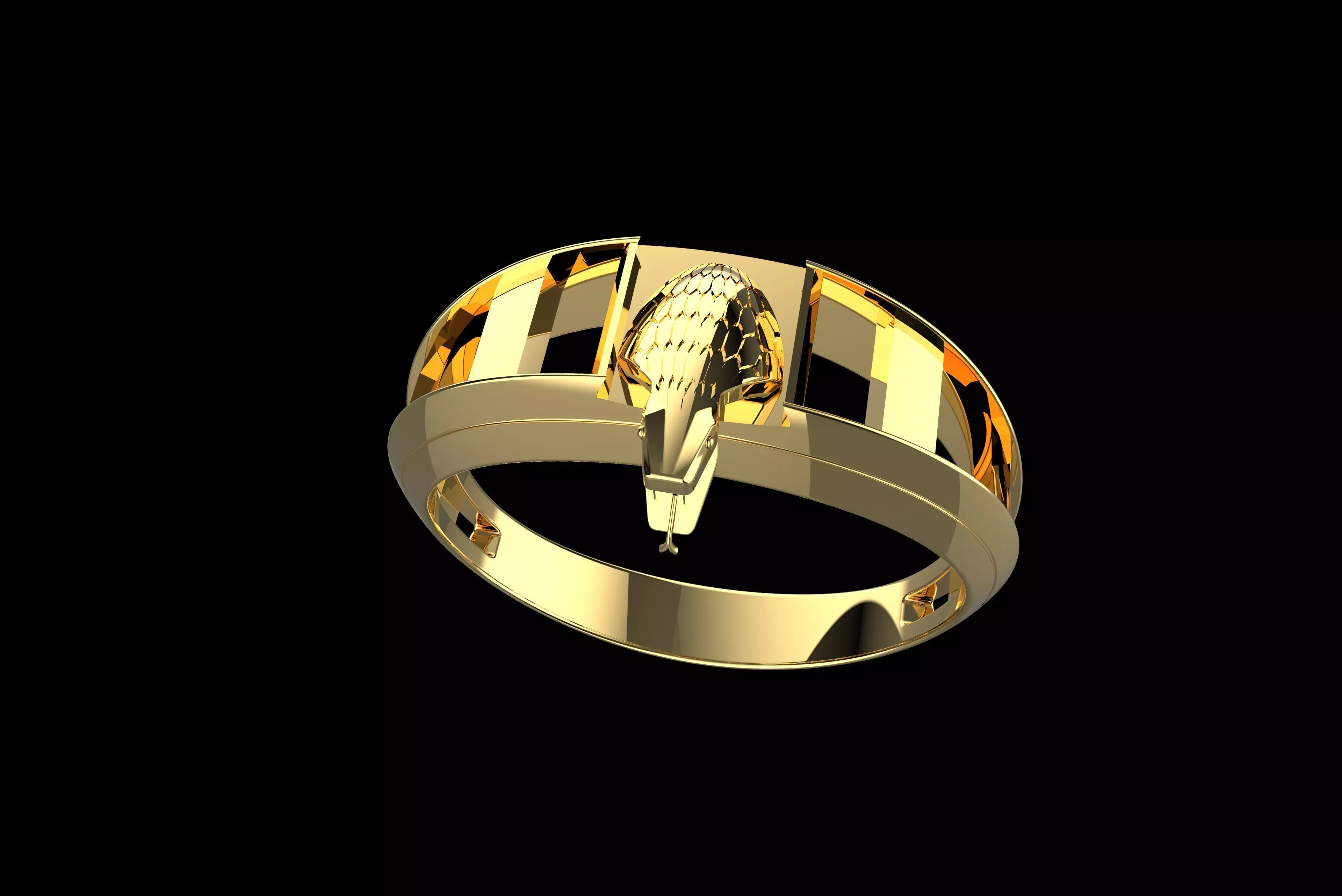ring snake 3D model_0