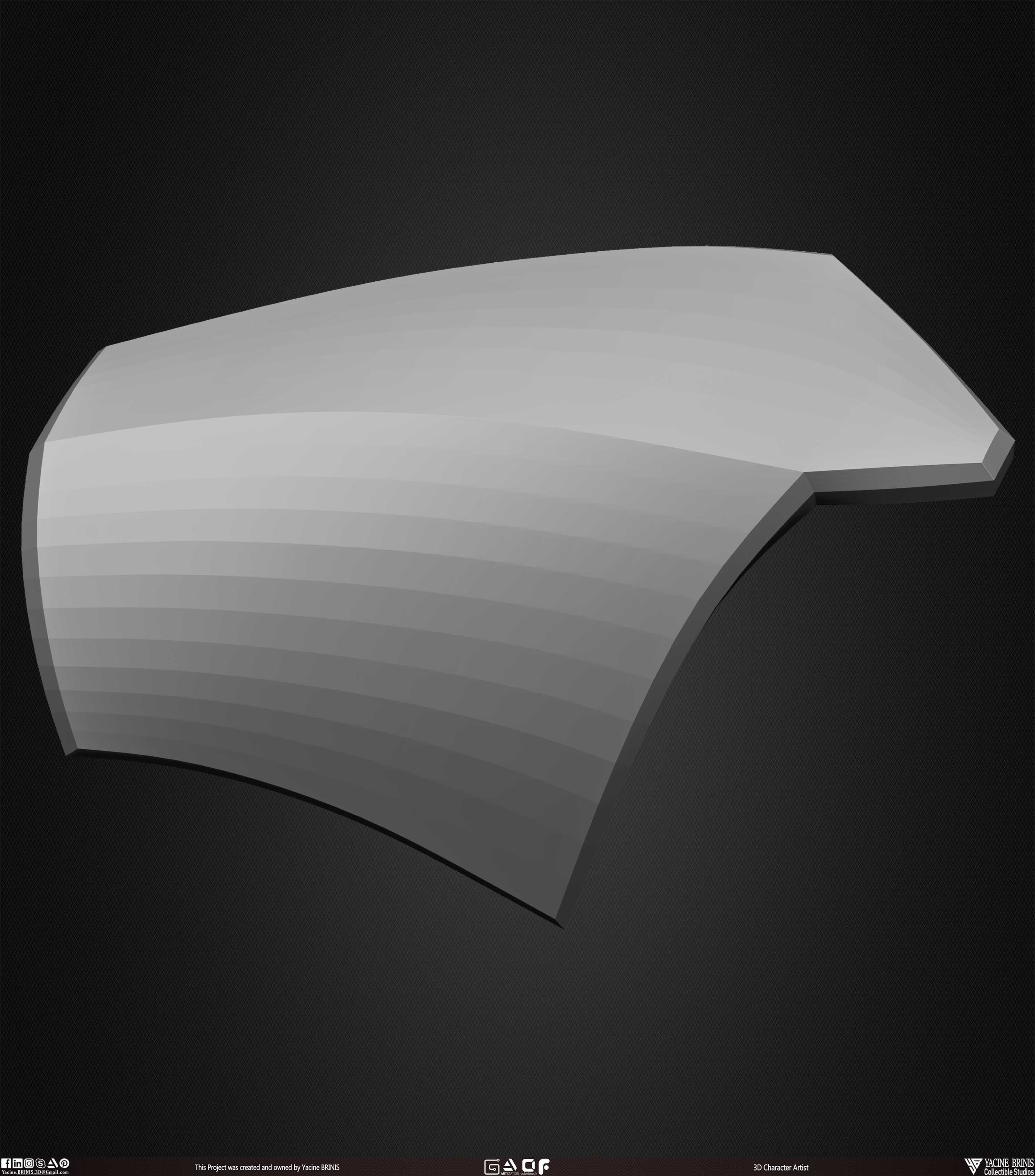 30 Armor Suit Kitbash Vol 01 Low-poly 3D model_27