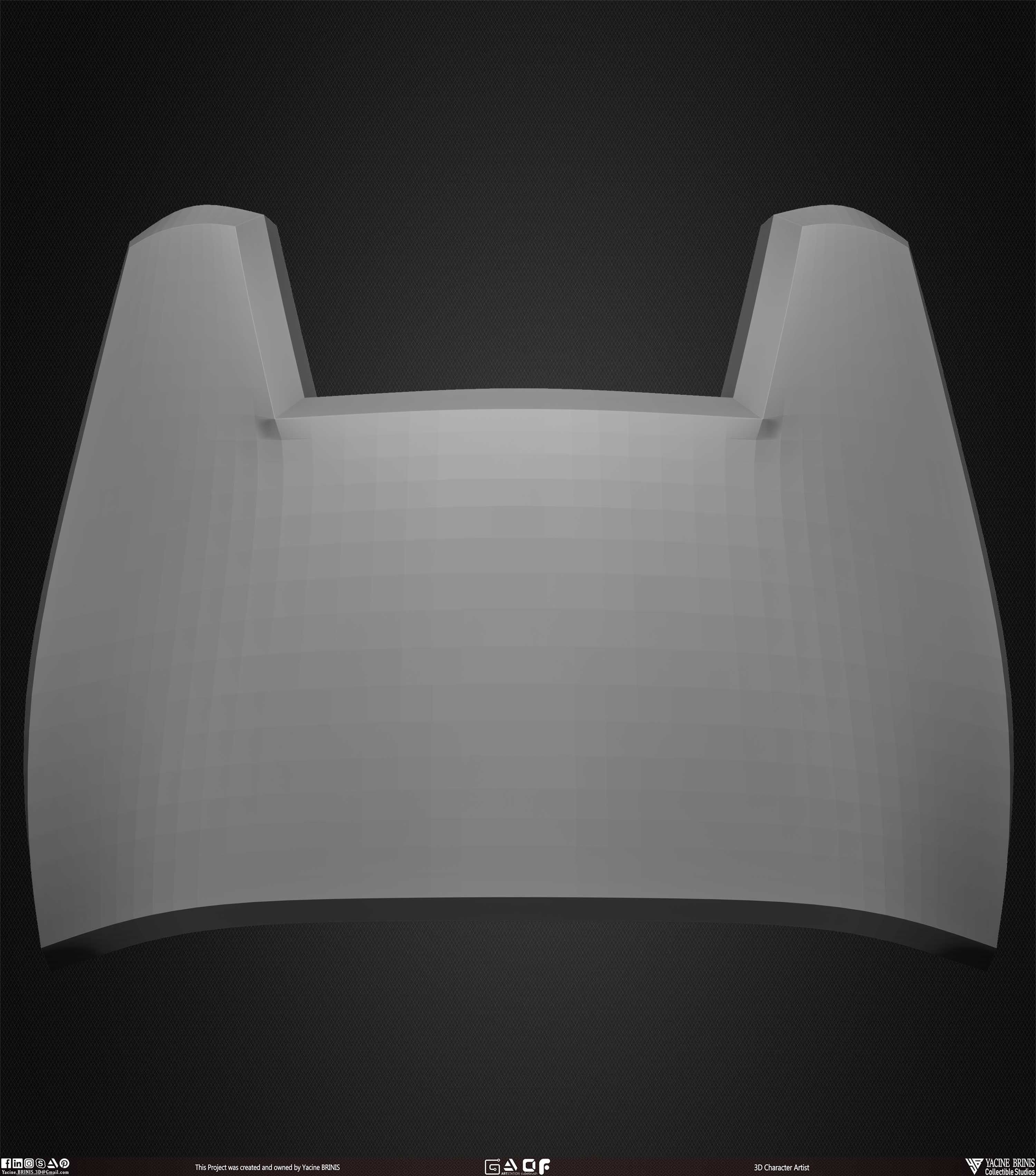 30 Armor Suit Kitbash Vol 01 Low-poly 3D model_23