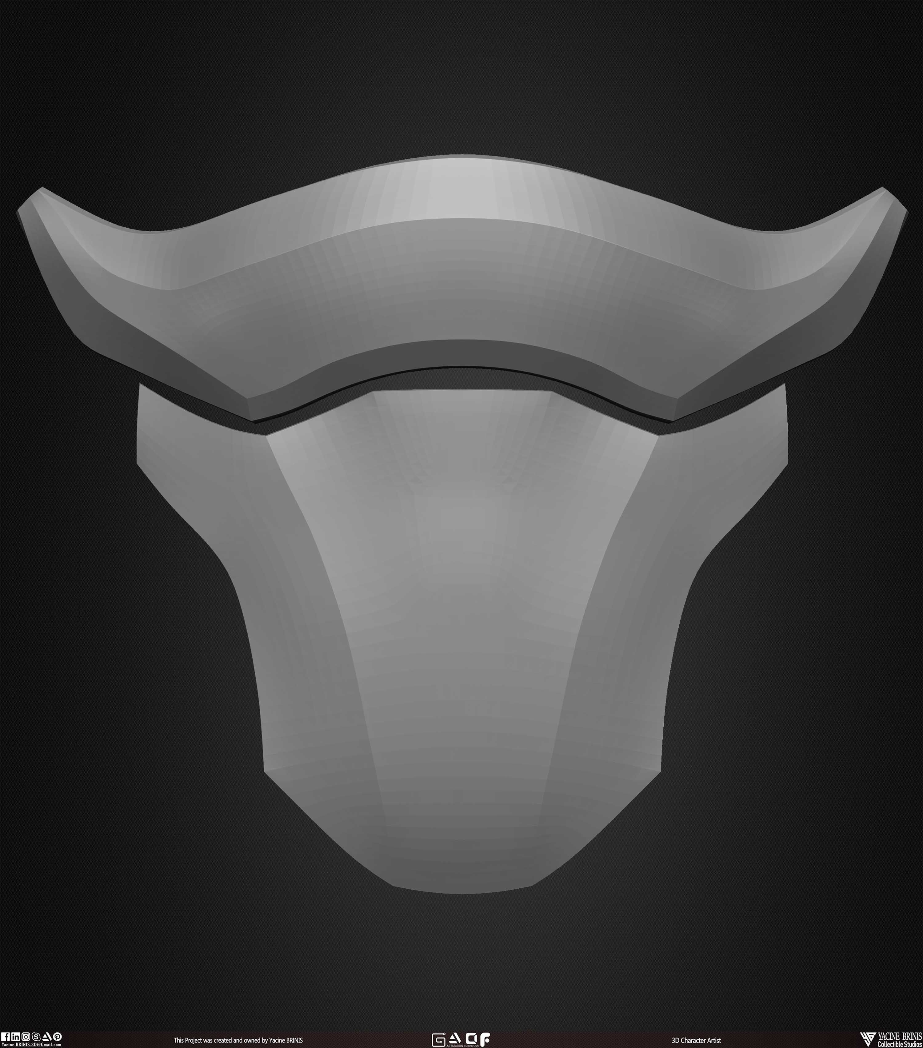 30 Armor Suit Kitbash Vol 01 Low-poly 3D model_17