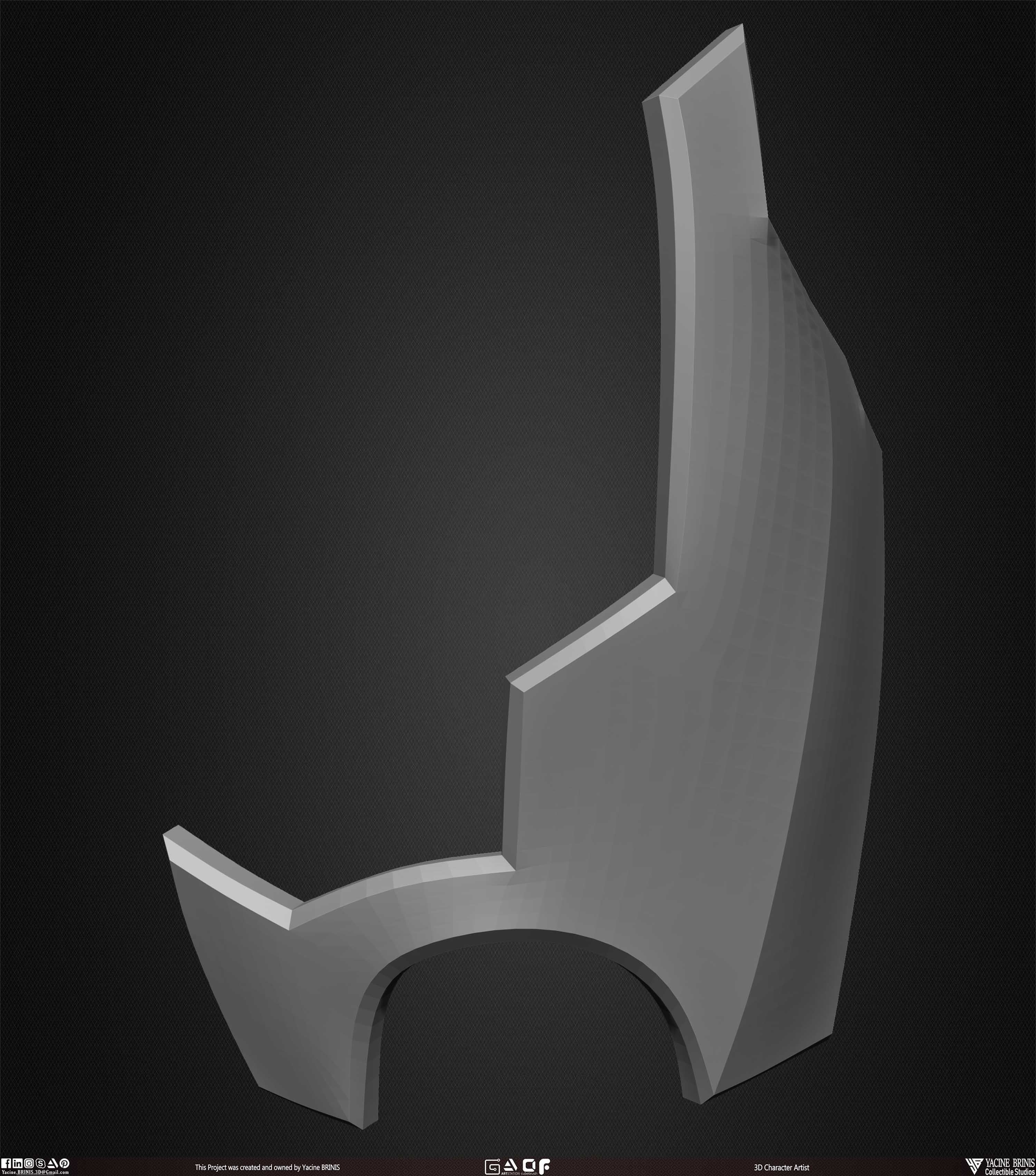 30 Armor Suit Kitbash Vol 01 Low-poly 3D model_36