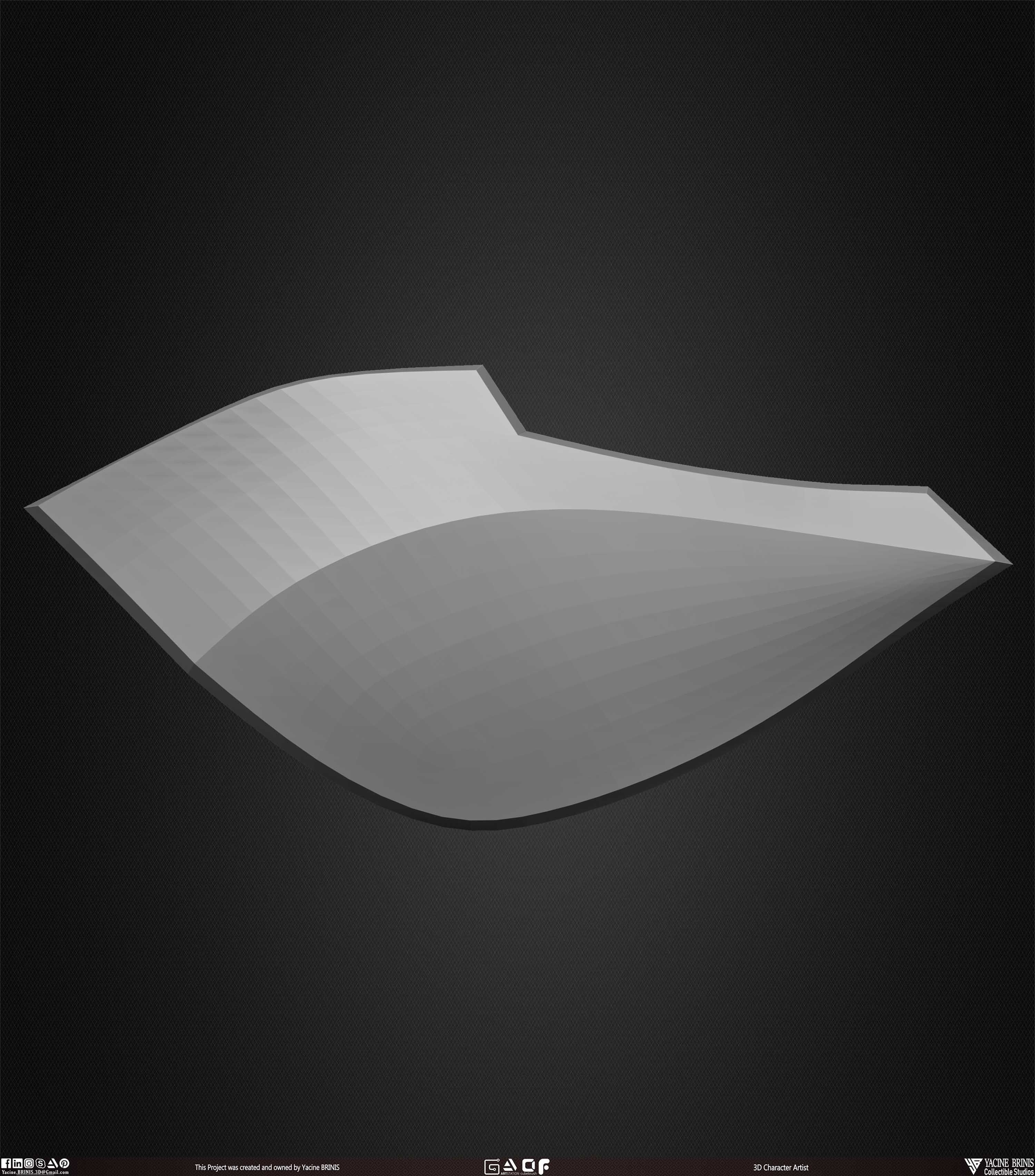 30 Armor Suit Kitbash Vol 01 Low-poly 3D model_35