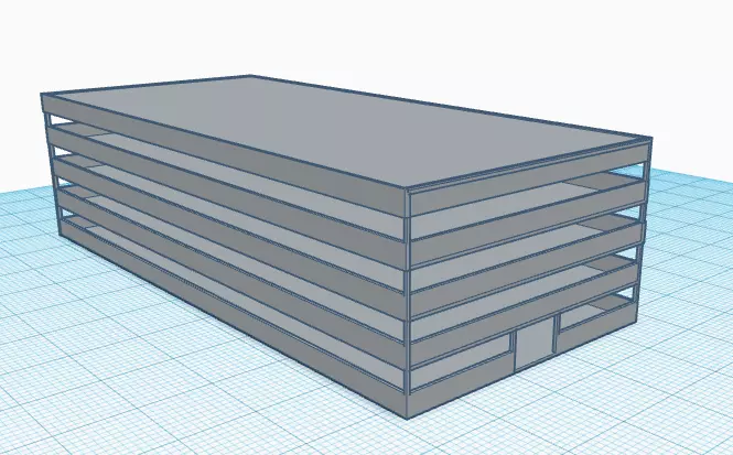 Parking Garage Free low-poly 3D model