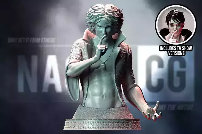 Fan Art Sandman - BUST - includes 2 versions 3D print model