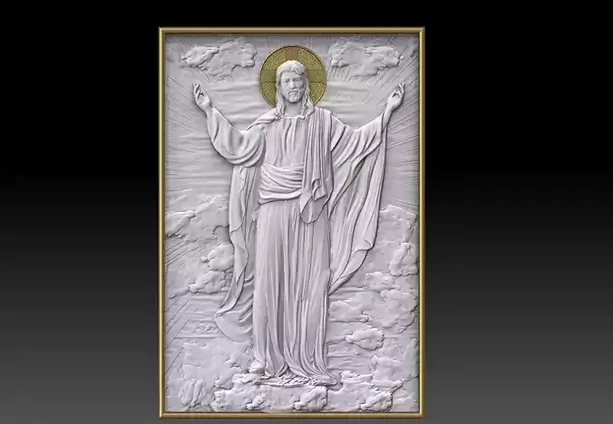 ascension of jesus 3D print model