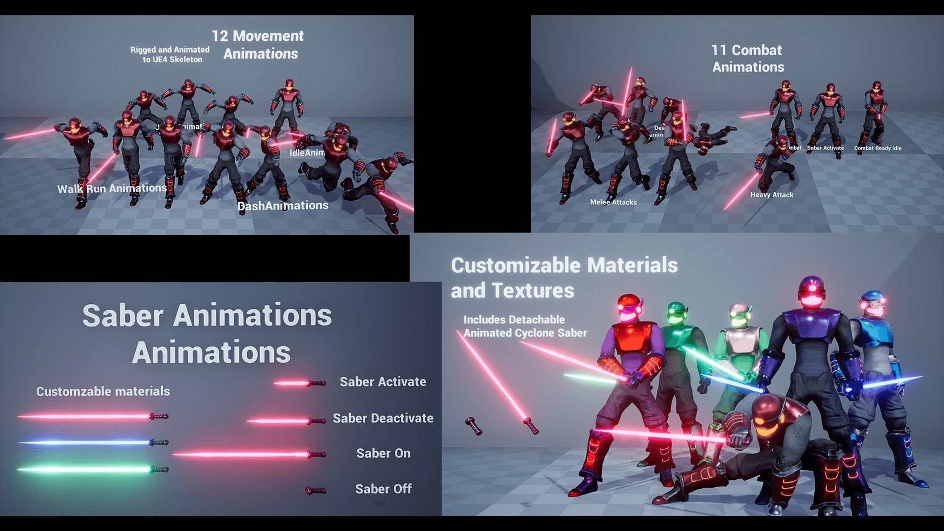 Full Metal Mega Pack - Unreal Project Bundle Low-poly 3D model_6