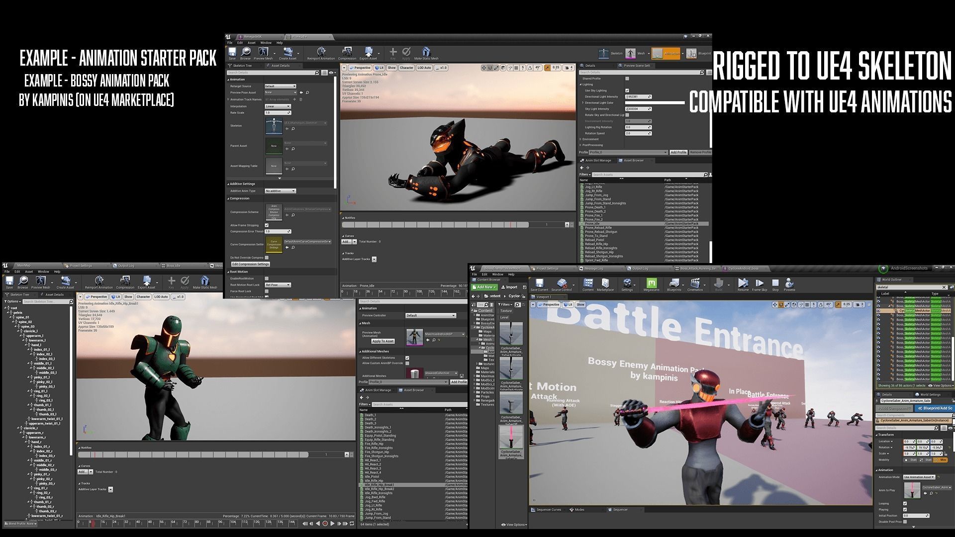 Full Metal Mega Pack - Unreal Project Bundle Low-poly 3D model_5