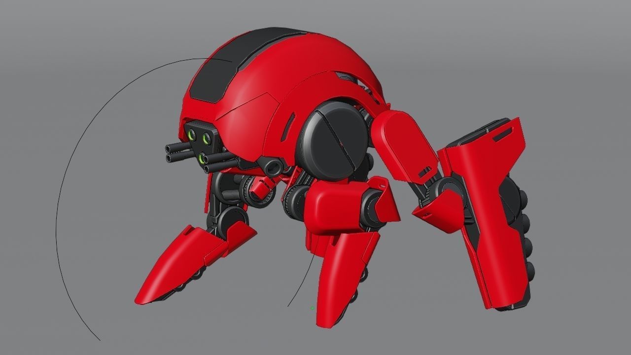 BATTLE DROID S2000  rigged 3D model_37