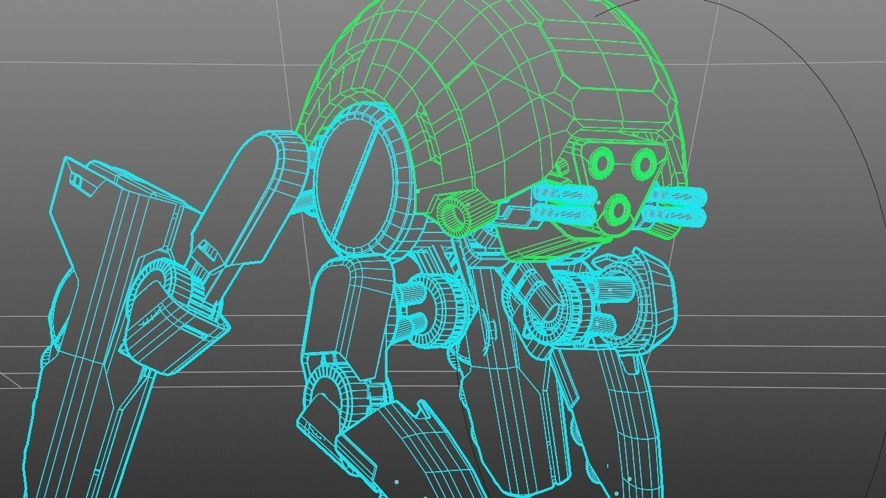 BATTLE DROID S2000  rigged 3D model_39